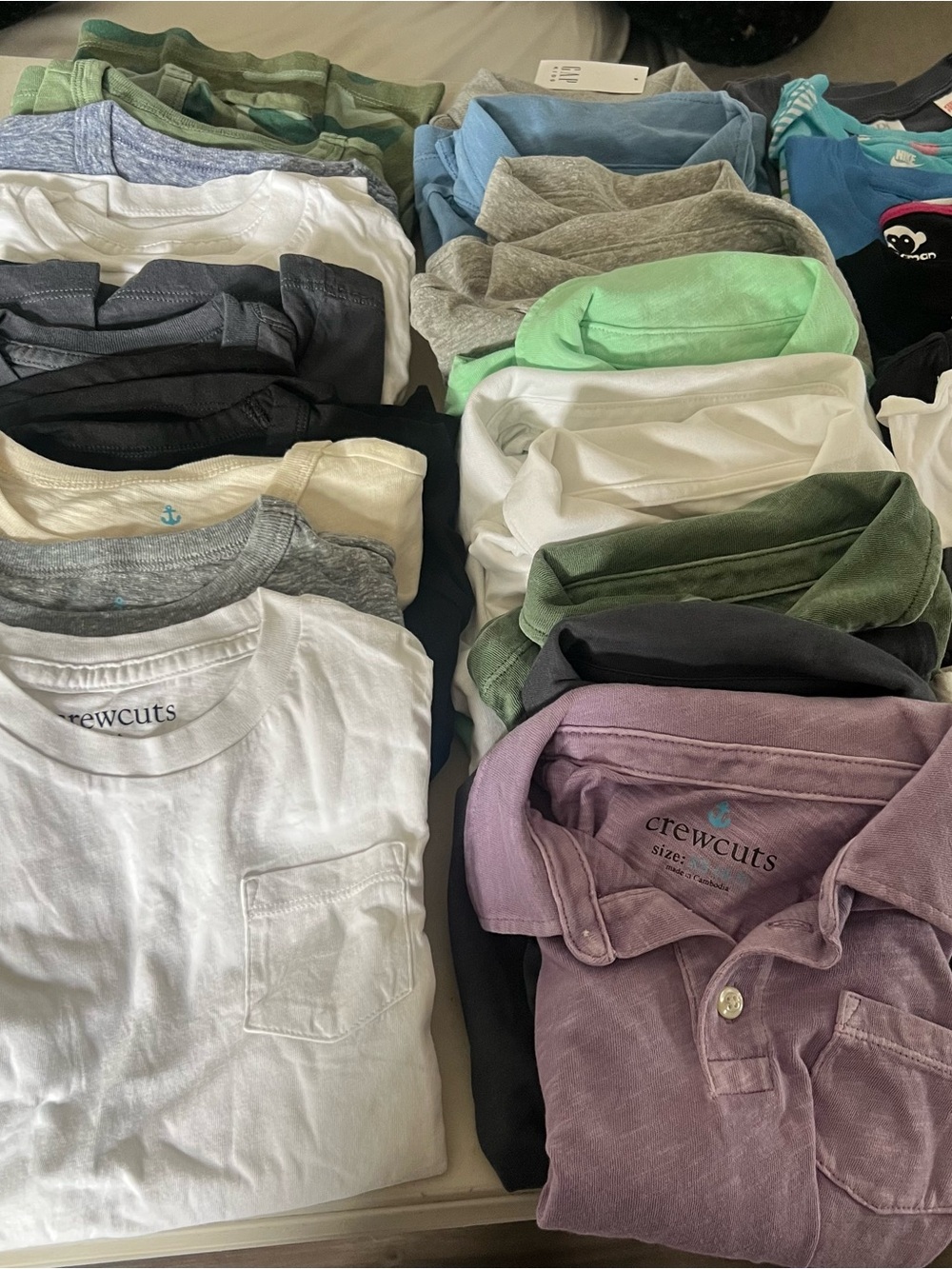 35pc Boys 4T-6T Summer Clothing Bundle – Mostly Crewcuts, H&M, & Nike